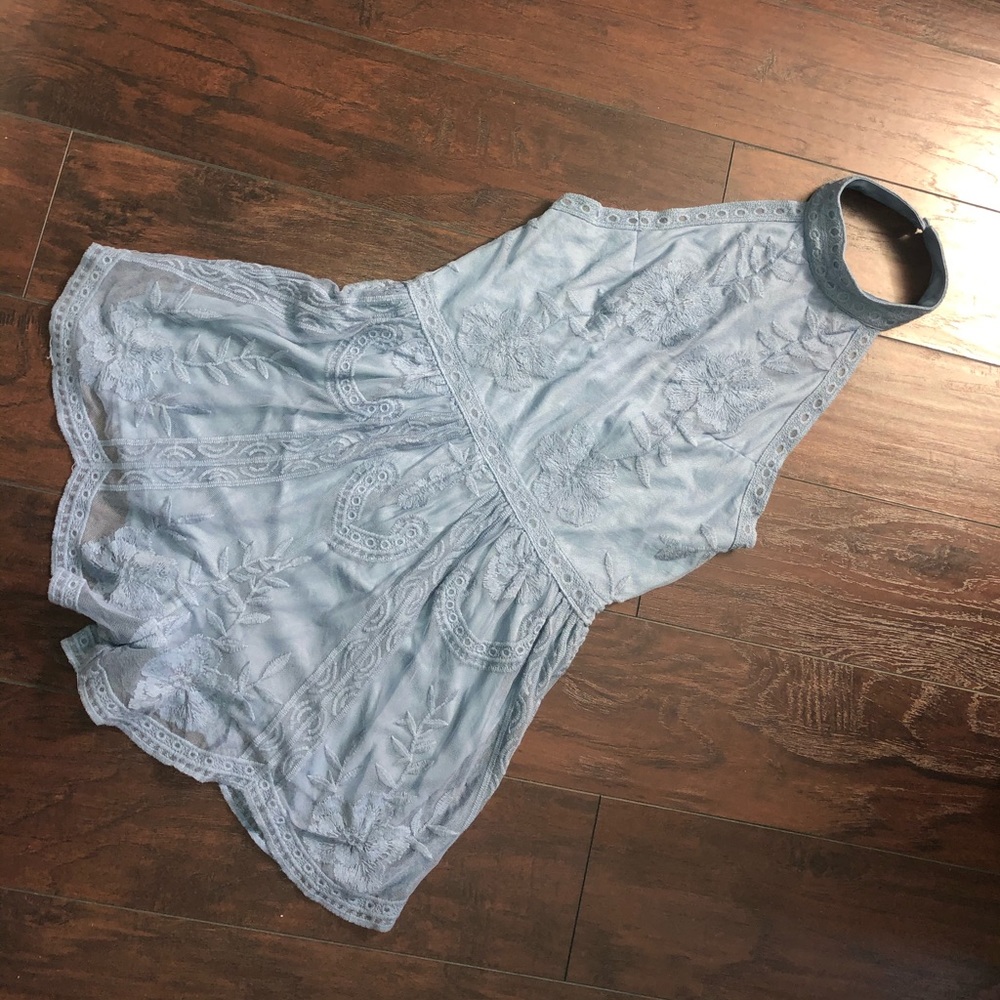 Blue romper